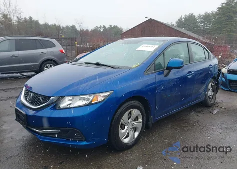 2013 Honda Civic Lx from USA, damaged, VIN 19XFB2F53DE045157